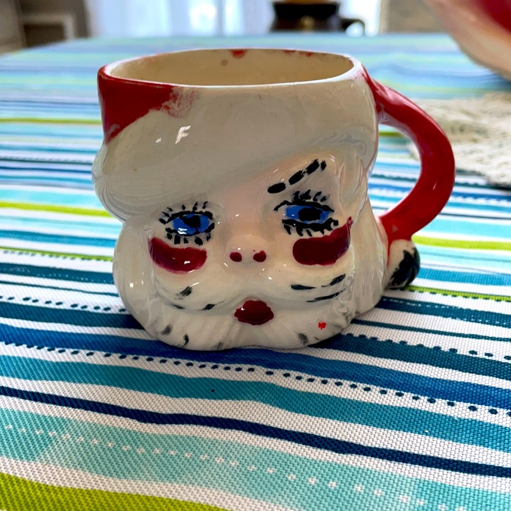Vintage Santa Mug